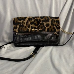 Leopard Michael Kors crossbody